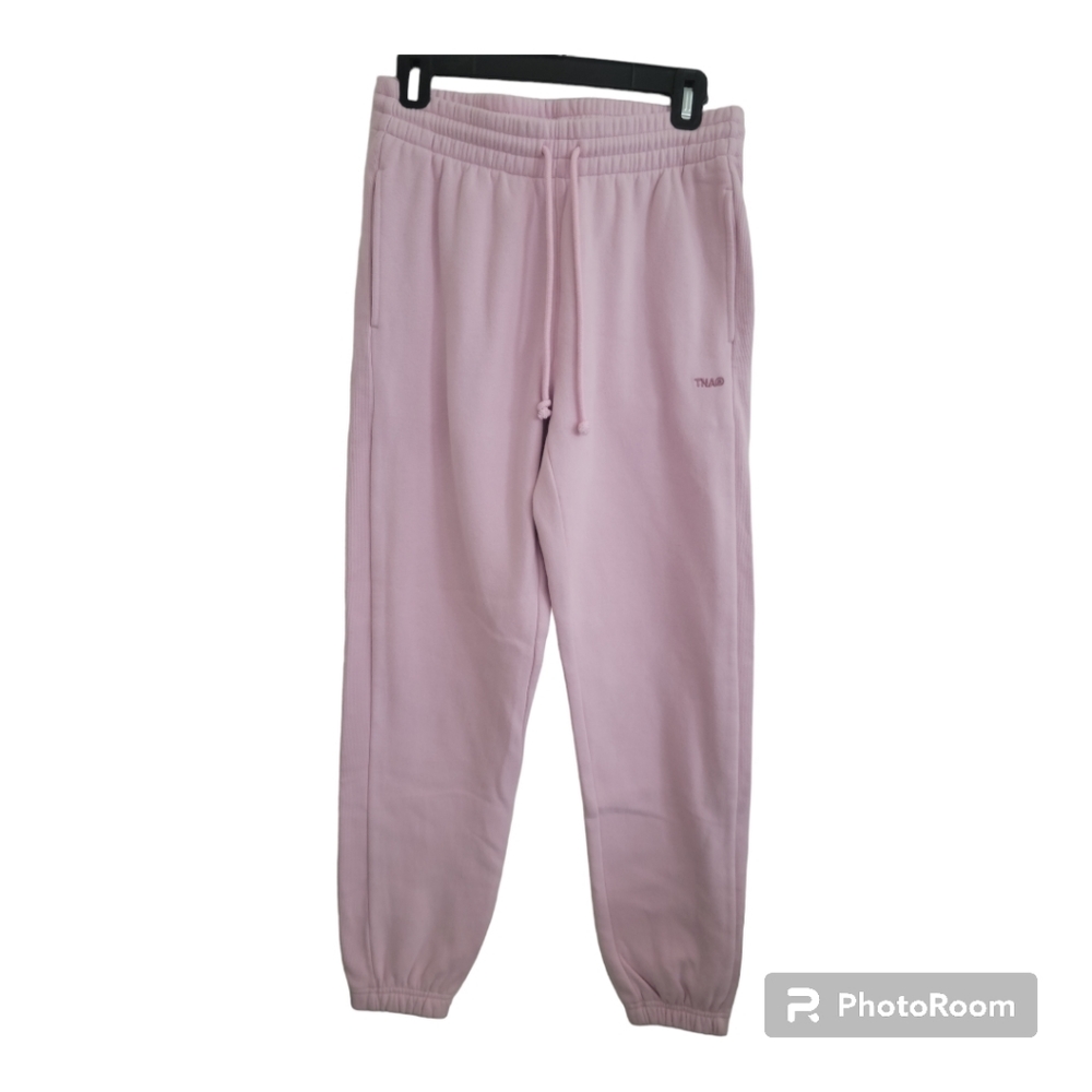 Aritzia Tna sweatfleece cozy fleece boyfriend fit-Small Pink